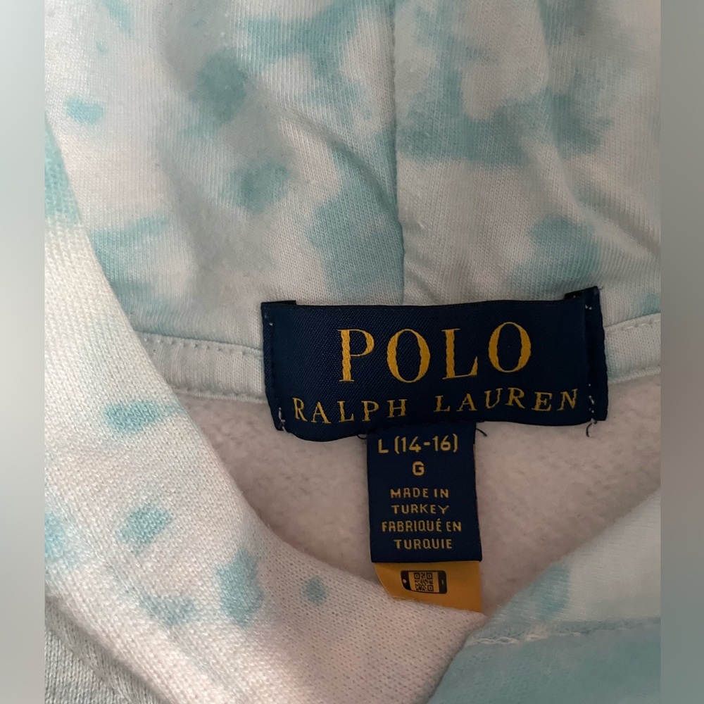 Polo Ralph Lauren boys bear hoodie & matching bear tee size large 14-16 in EUC‼️ - Picture 5 of 9